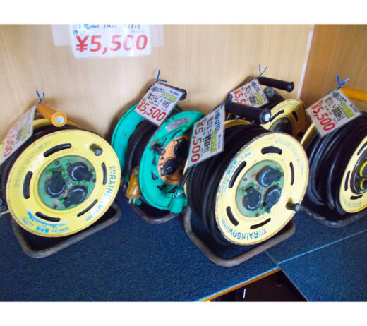 【北上営業所】電工ドラム　アース漏電遮断器付き（BE-30K・NPW-E33）『中古価格￥5,500（税込み）』